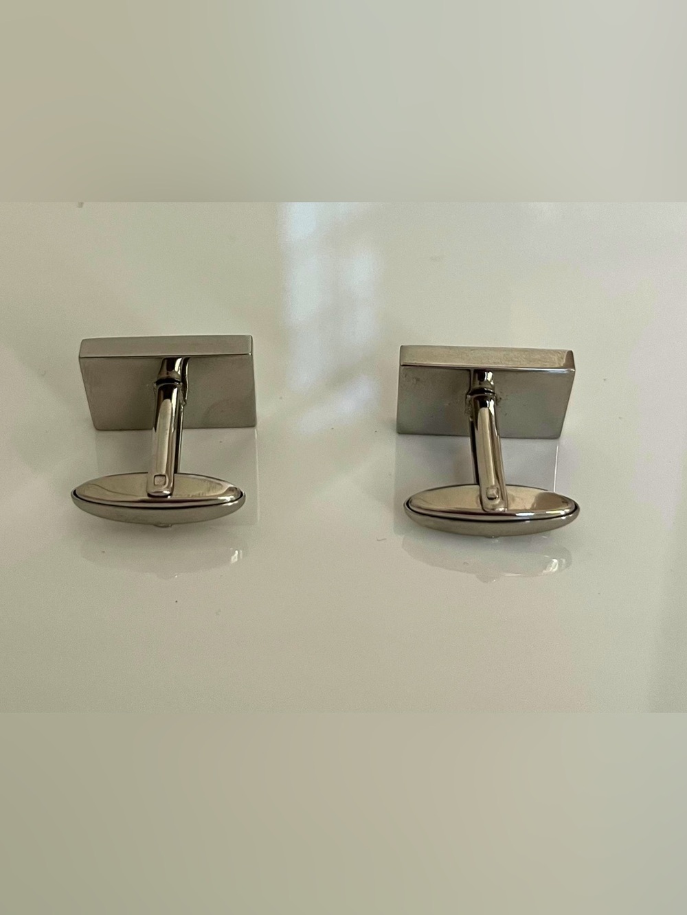 Volcom Wood Inlay Rectangular Cufflinks - Brown - Picture 4 of 4